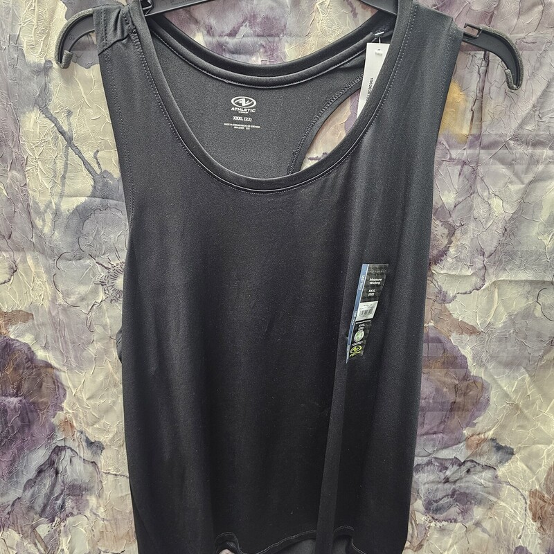 Brand new with tags, black activewear tank.