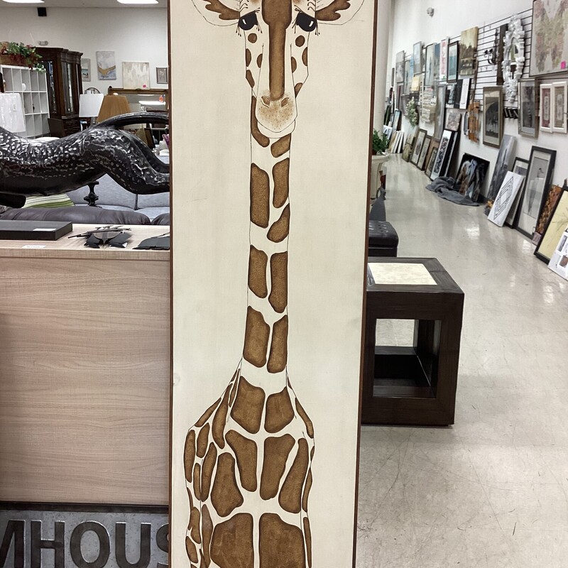 Large Giraffe Print Canva