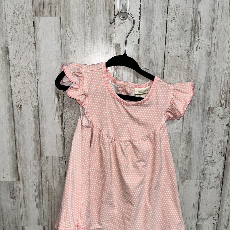 2T Pink Dot Top, Pink, Size: Girl 2T