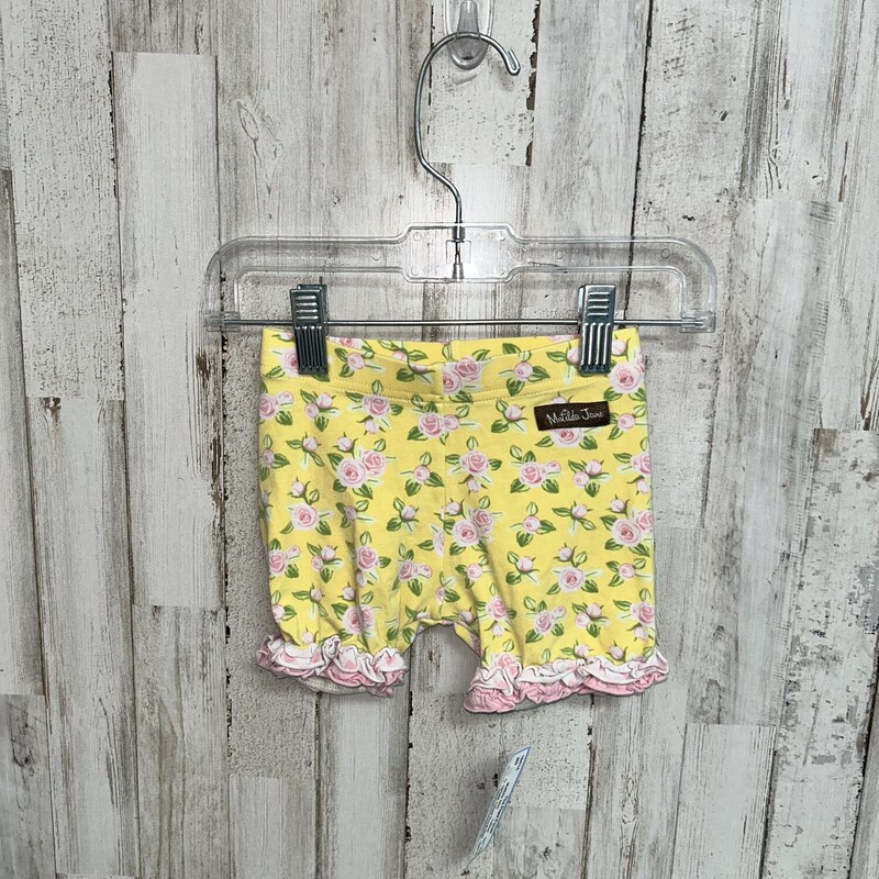 18/24M Yellow Floral Shor