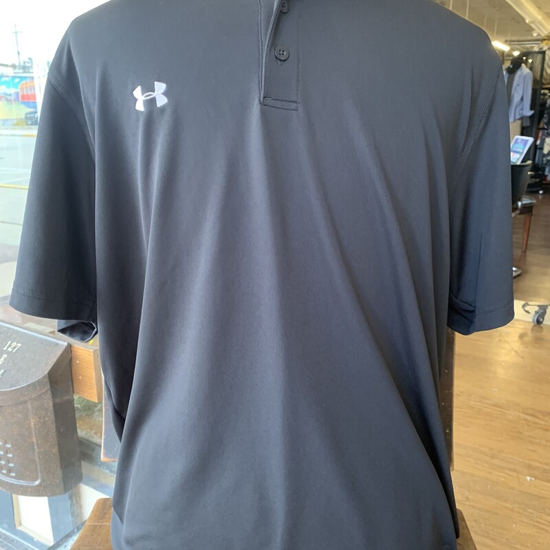 Under Armour Polo Shirt, Black, Size: XL
All sales are final.
Pick up in store within 7 days of purchase.
or
Have it shipped.
Thank you for shopping with us:)