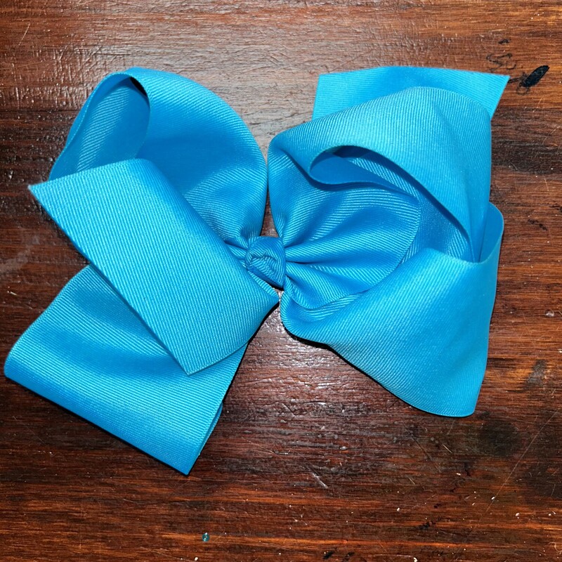 XL Aqua Blue Bow, Blue, Size: Bows