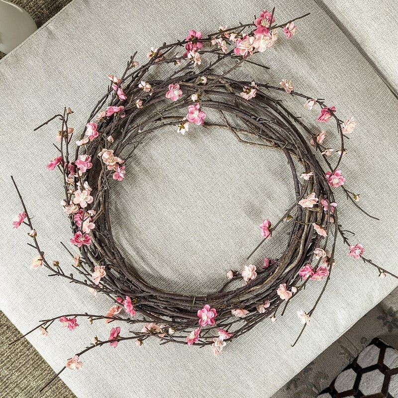 CherryBlossom Twig Wreath