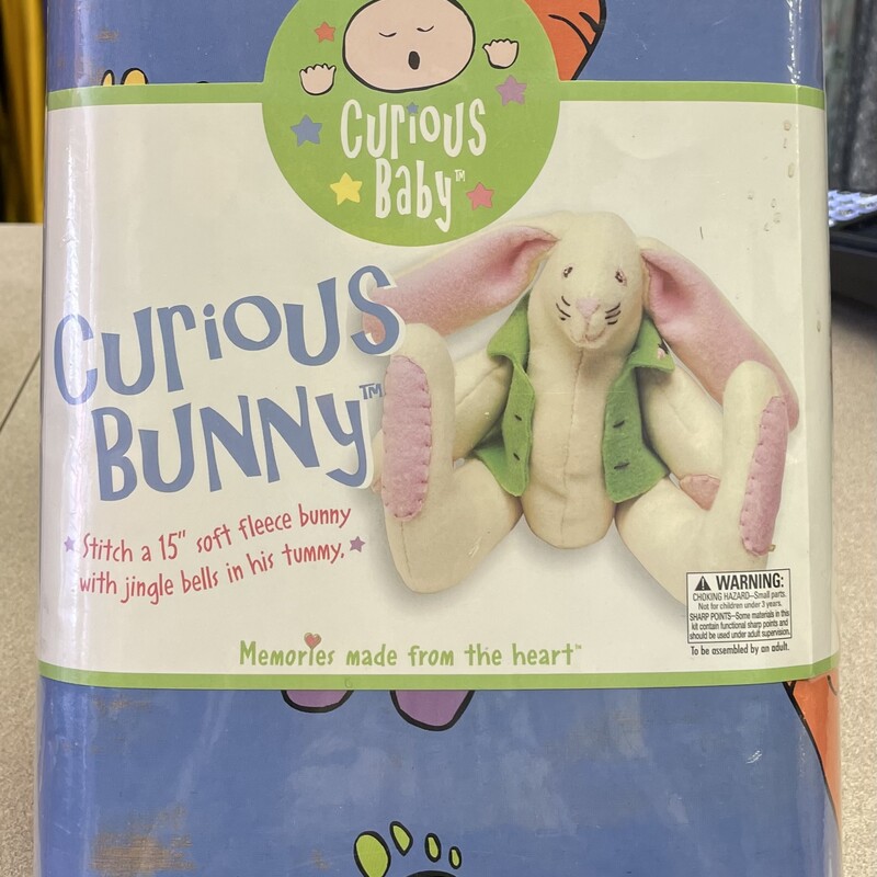 Curious Bunny, Multi, Size: NEW!