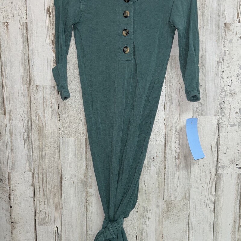 NB Green Button Gown