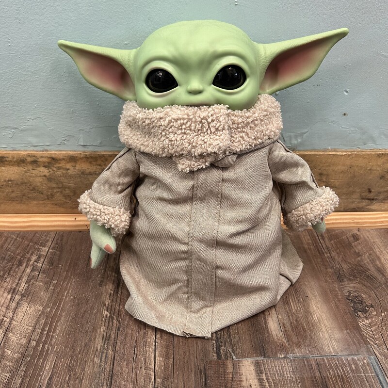 Blinking Baby Yoda 12in, Beige, Size: Toy/Game