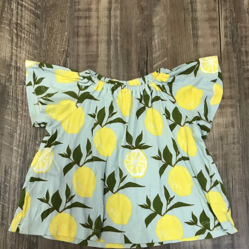 MilkBarn Lemon Knit Top, Babyblue, Size: Baby 3-6M