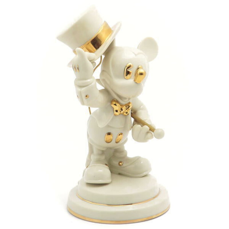 Lenox Gentleman Mickey Figurine
Cream Gold Size: 3.5 x 6H
Disney Showcase Collection #1349