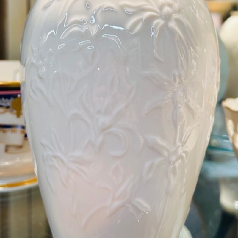 Lenox Iris Embossed Vase