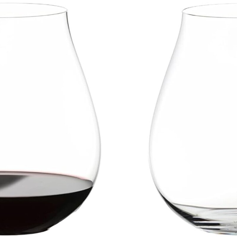 Set of 2 Riedel Pinot Stemless Wine Glasses
Clear Size: 4 x 4.5H
Original box included