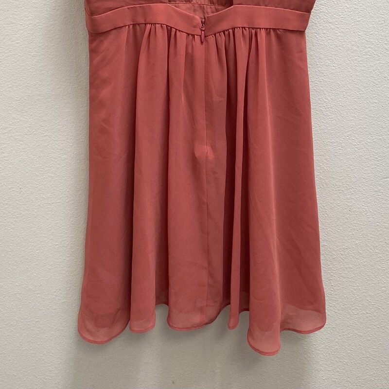 Coral Ruffle Dress<br />
Coral<br />
Size: 6