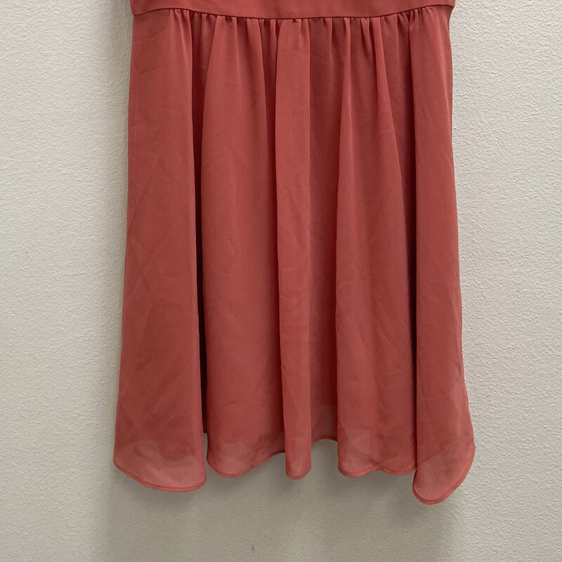Coral Ruffle Dress<br />
Coral<br />
Size: 6
