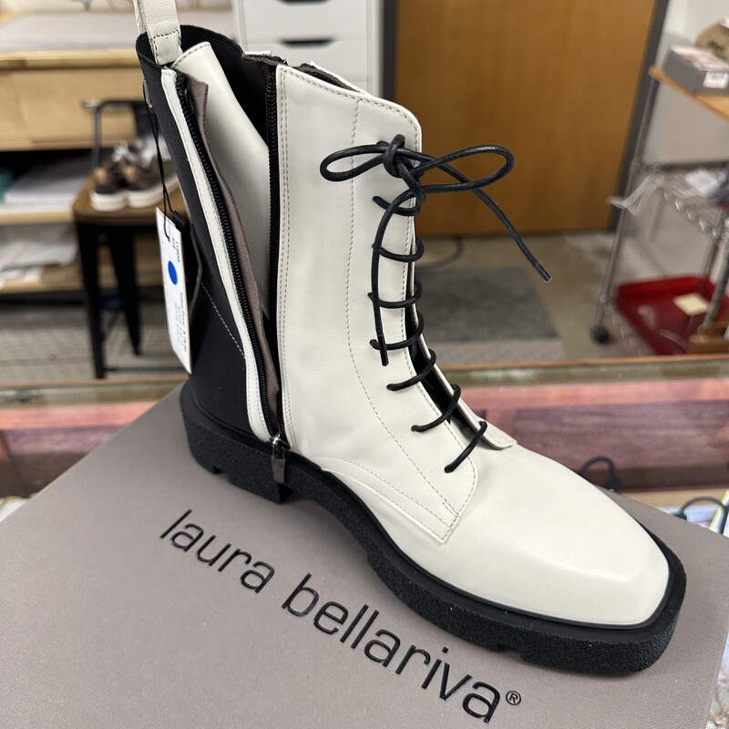 Laura Bellariva Boots, Black and White, Made in Italy. New with box and never worn!
Size: 9-10