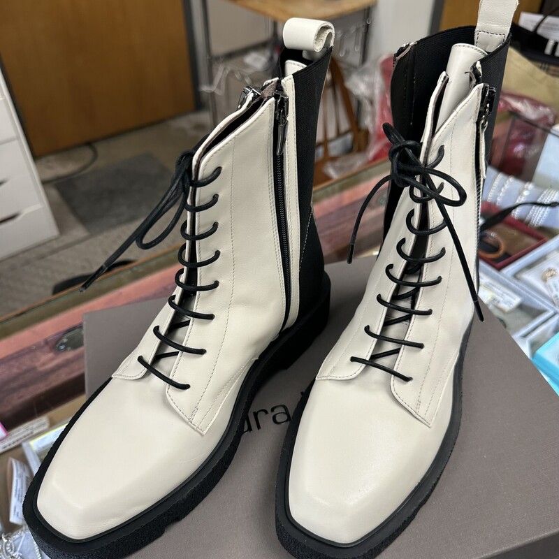 Laura Bellariva Boots, Black and White, Made in Italy. New with box and never worn!
Size: 9-10