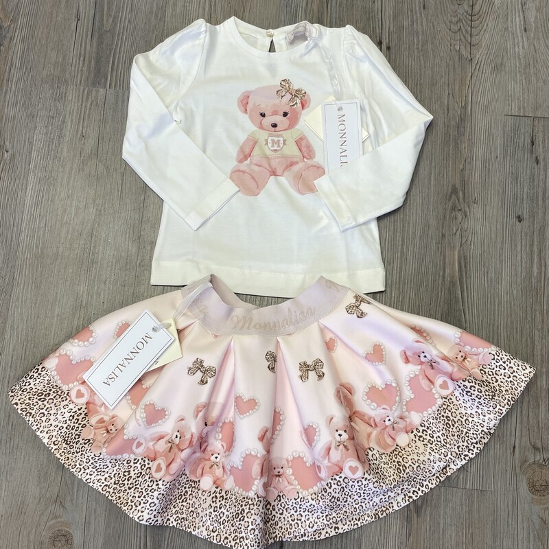 Monnalisa Clothing Set, Pink, Size: 18M
NEW!