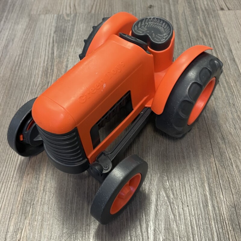 Green Toys Tractor, Orange, Size: 2Y+