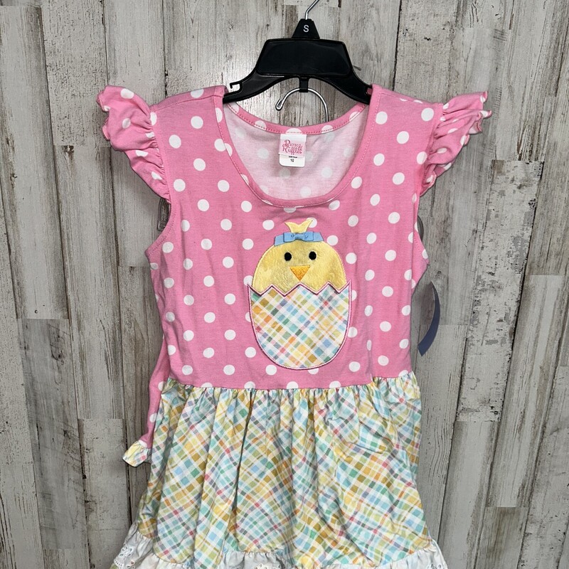 10 2pc Pink Dotted Chick