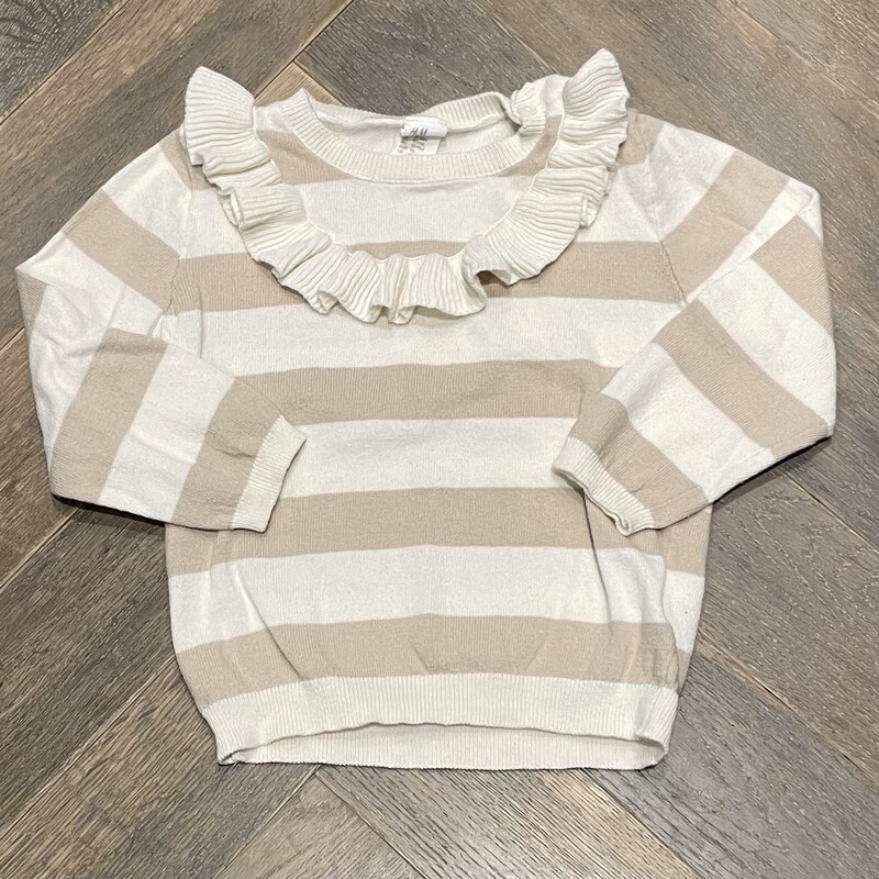 H&M Sweater, Beige, Size: 12-18M