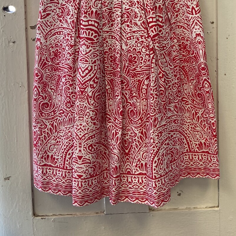 Wht/red Pat Slvlss Dress<br />
Wht/red<br />
Size: 12