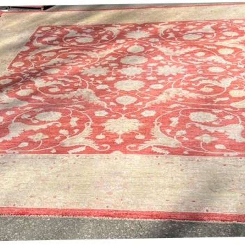 Handmade Pakistan Wool
Tans/Red
12 X 15