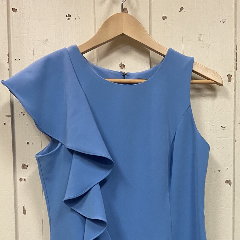 Blue Ruff Slvlss Dress