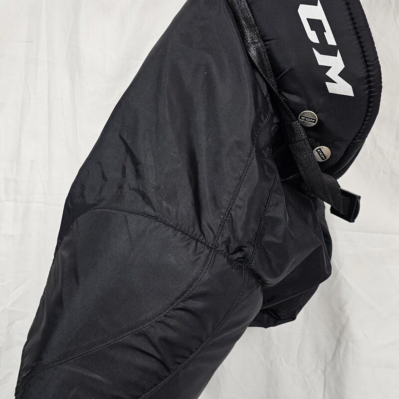 Pre-owned CCM LTP Black Junior Hockey Pants, Size: Jr S