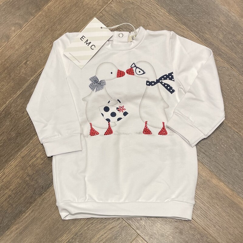 EMC Sweatshirt, White, Size: 9-12M
Original size 74CM