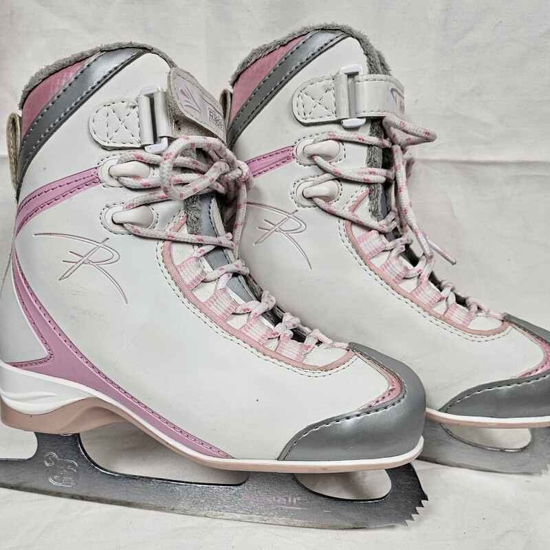 Pre-owned Riedell Soar Soft Boot Girls Figure Skates, Size: , MSRP $89.99