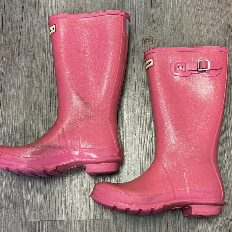 Hunter Rain Boots, Pink, Size: 3Y