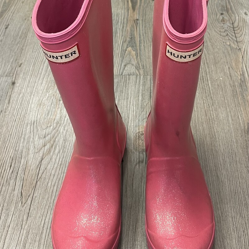 Hunter Rain Boots, Pink, Size: 3Y