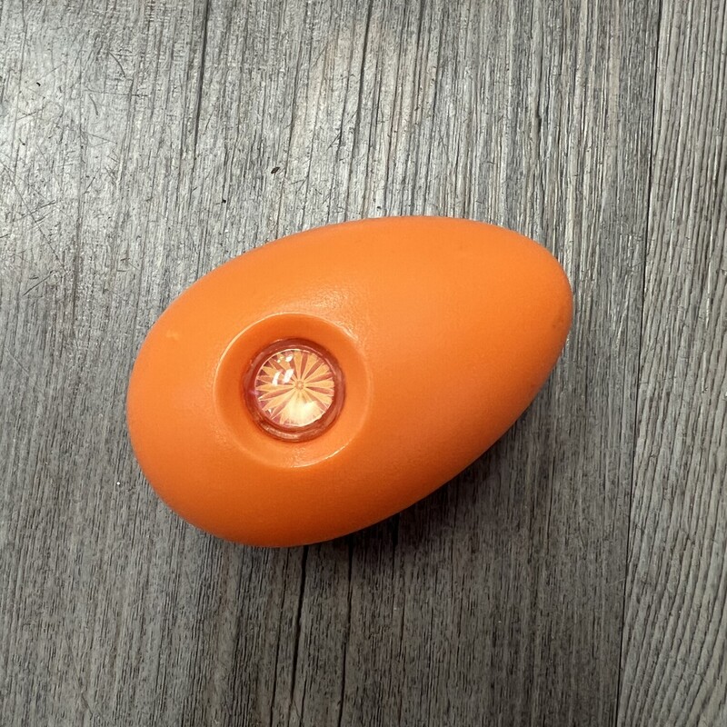 Egg Shaker Rattle, Orange, Size: Infant