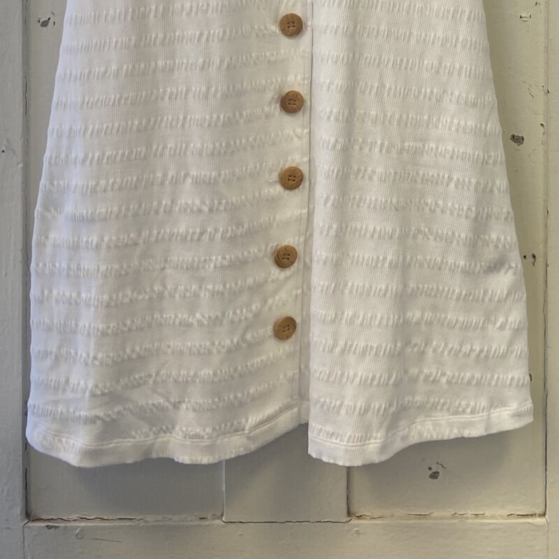 NWT Wht Button Dress<br />
White<br />
Size: S R $130