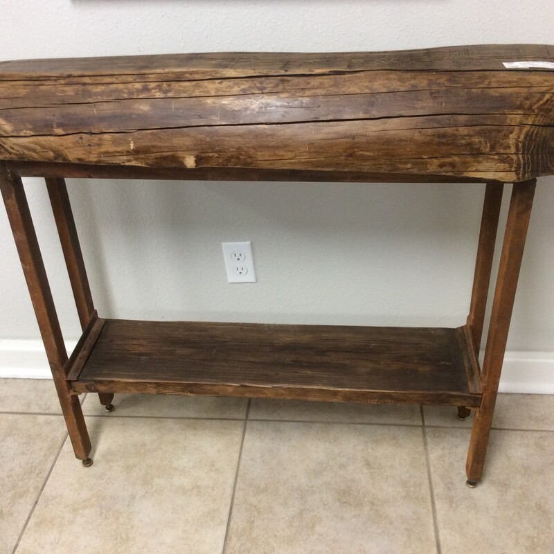 A unique piece to bring character to any room.  This is a sturdy well made Wood Saddle Stand with shelf, Size: 40x10x35
