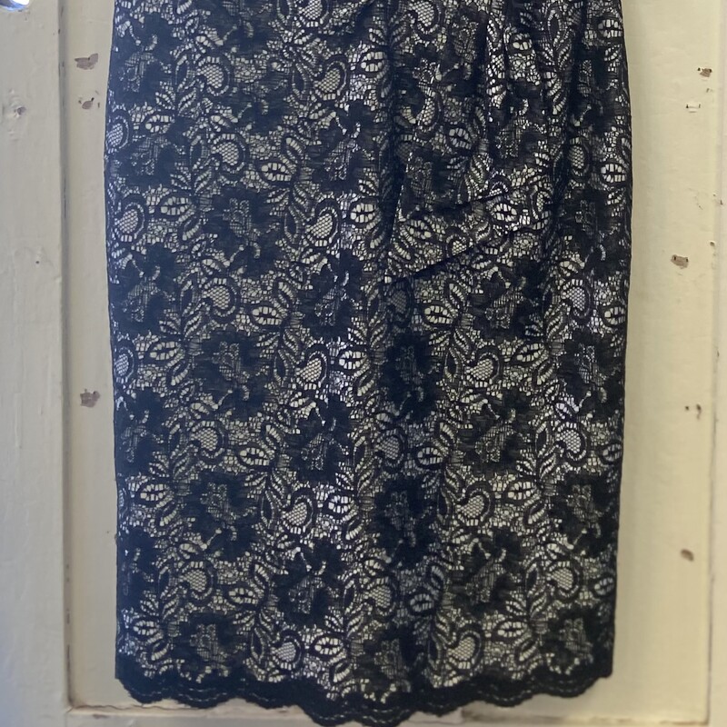 Blk/slv Lace Slvlss Dress<br />
Blk/slv<br />
Size: 8 R $128