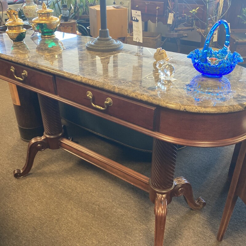 PaHse Marble Top Console