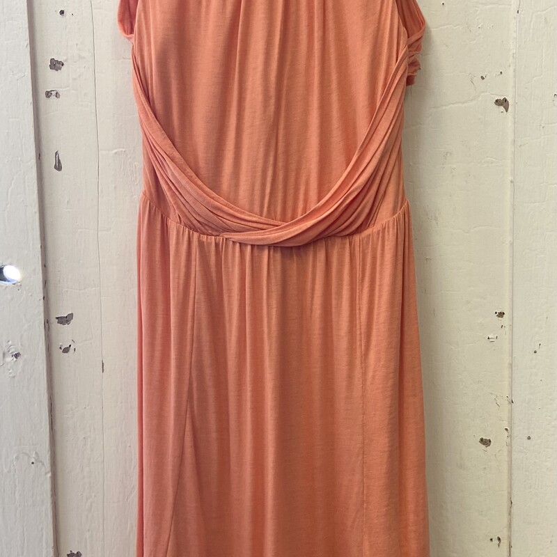 Org Tie Slvless Dress<br />
Orange<br />
Size: 2