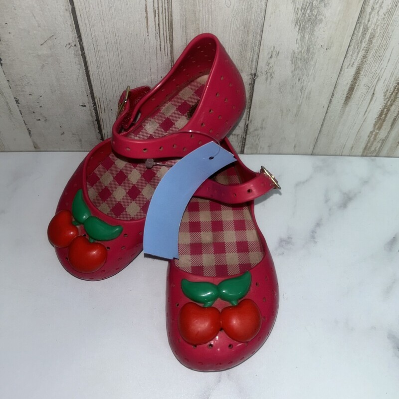 9 Pink Cherry Jelly Shoes