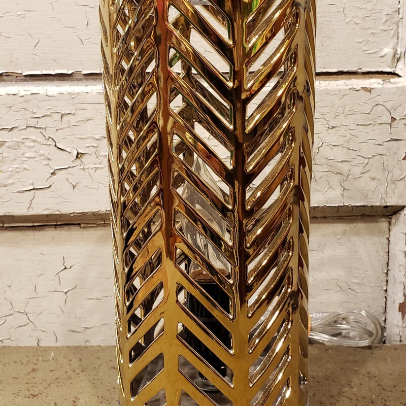 Gold Metal Lamp, None, Size: None