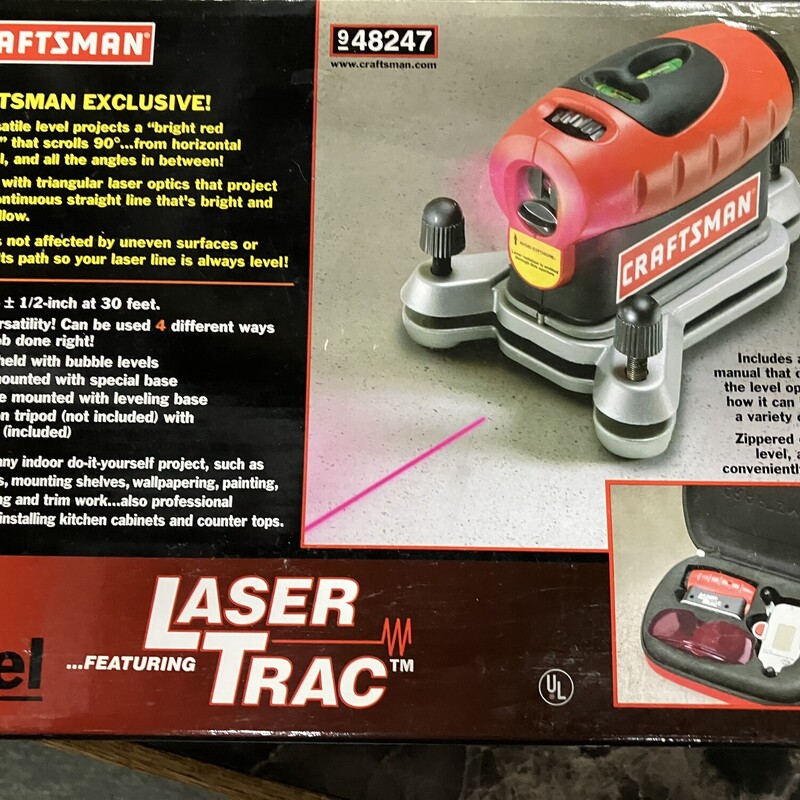 4 In 1 Level, Craftsman Laser Trac