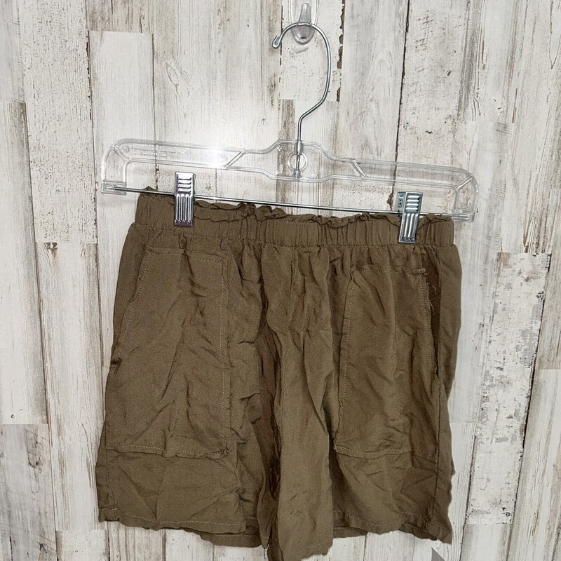 10/12 Pull On Olive Short, Green, Size: Girl 10 Up