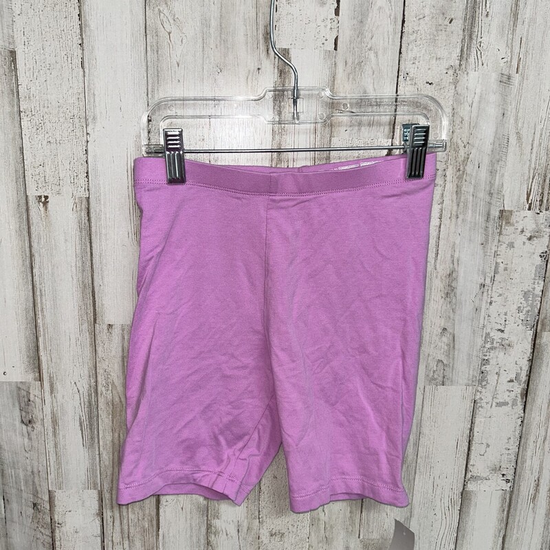 10/12 Cotton Biker Shorts, Purple, Size: Girl 10 Up