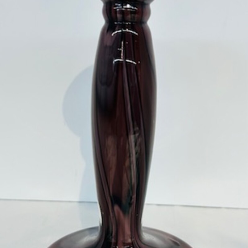 Marbled Glass PillarMarbled Glass Pillar
Candlestick Holder
Purple
Size: 4 x 8.5H