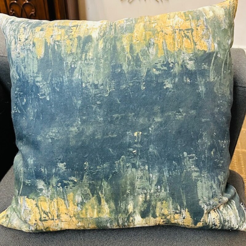 Abstract Down Square Pillow
Green Yellow Size: 18 x 18H