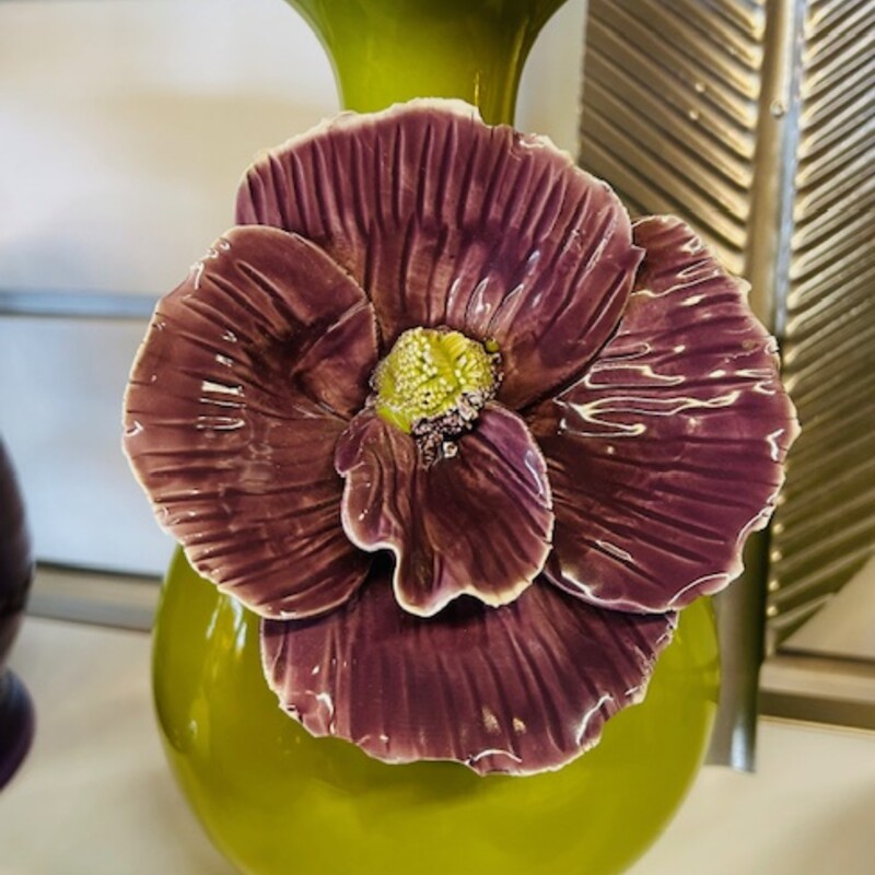 Anthro 3D Floral Ceramic