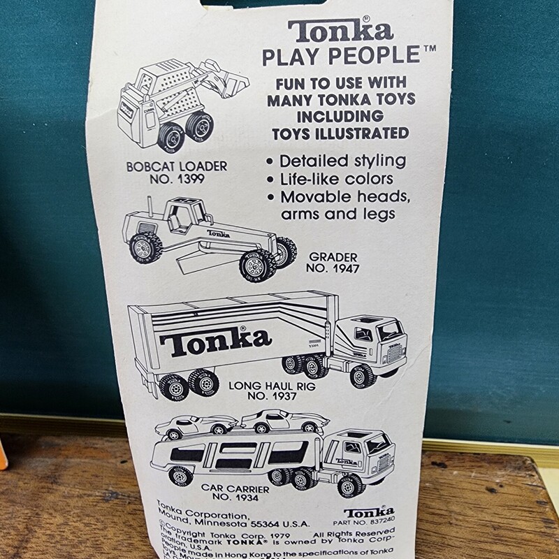 Tonka Play People, In Pkg, Size: Woman