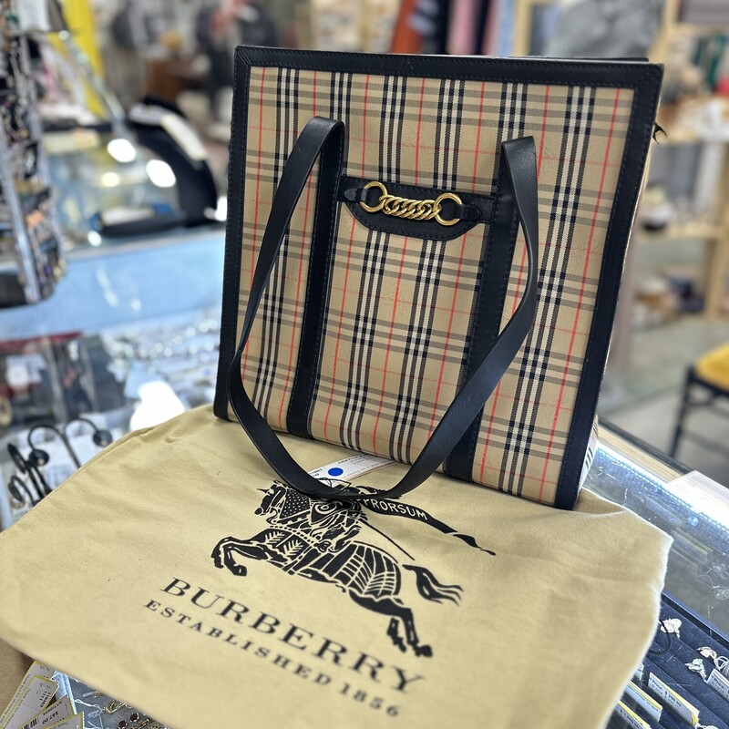 Burberry Check Link Tote