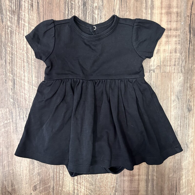 Primary Ruffle Dress, Black, Size: Baby 6-12M