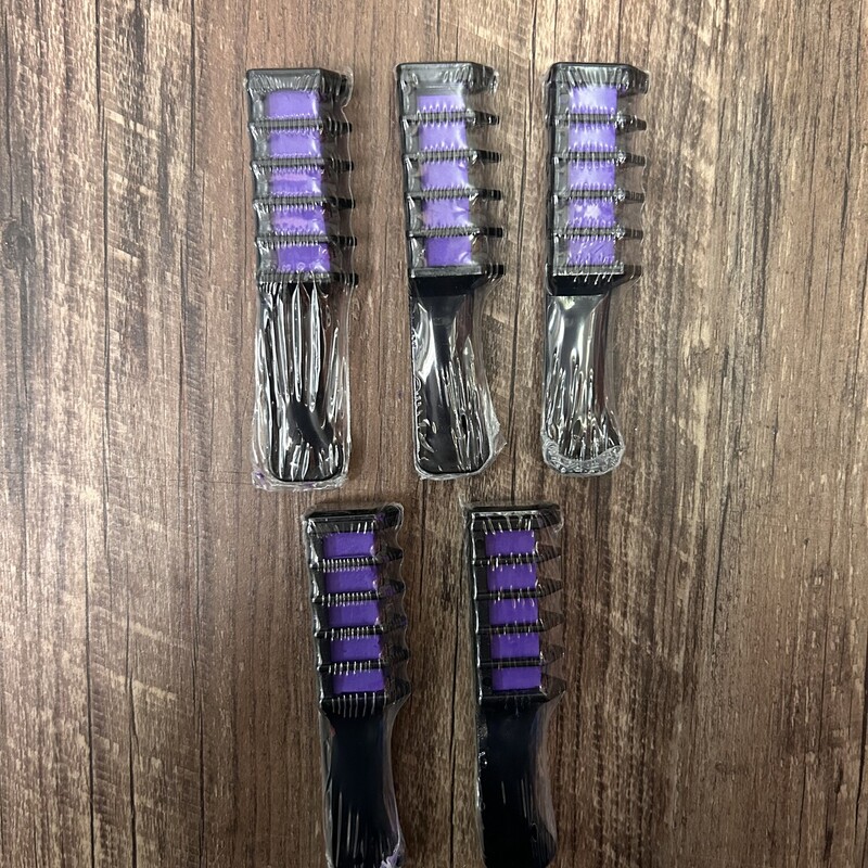 5 Pk Purple Hair Chalk, Purple, Size: Accessorie