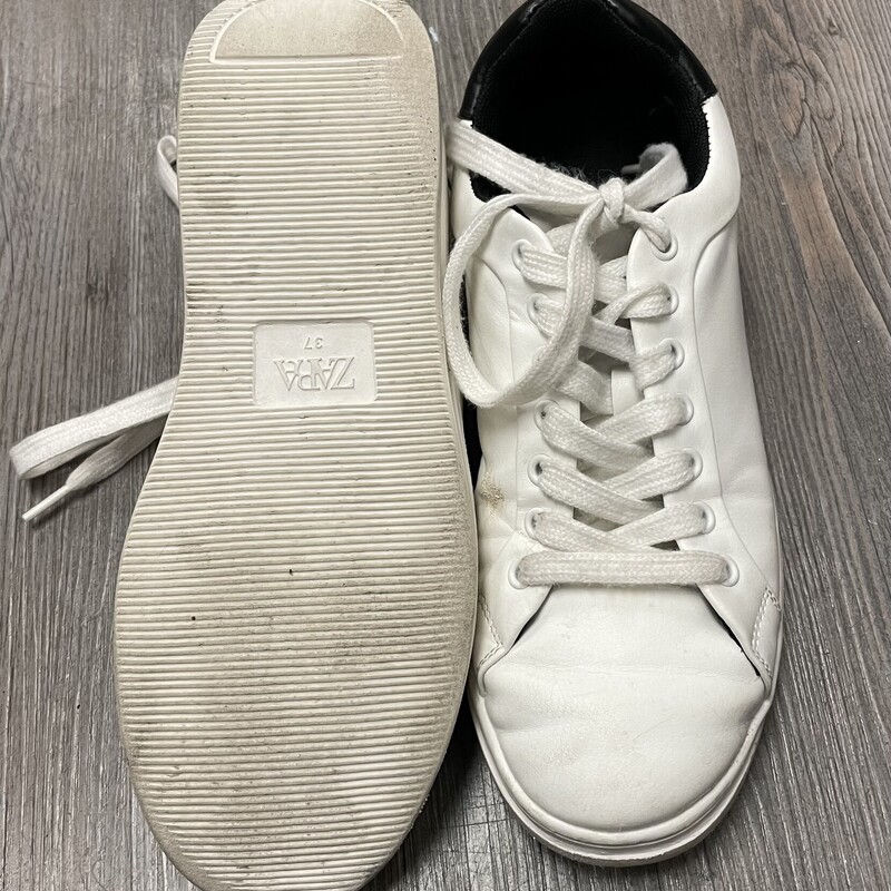 Zara Lace Up Sneaker, White, Size: 6Y