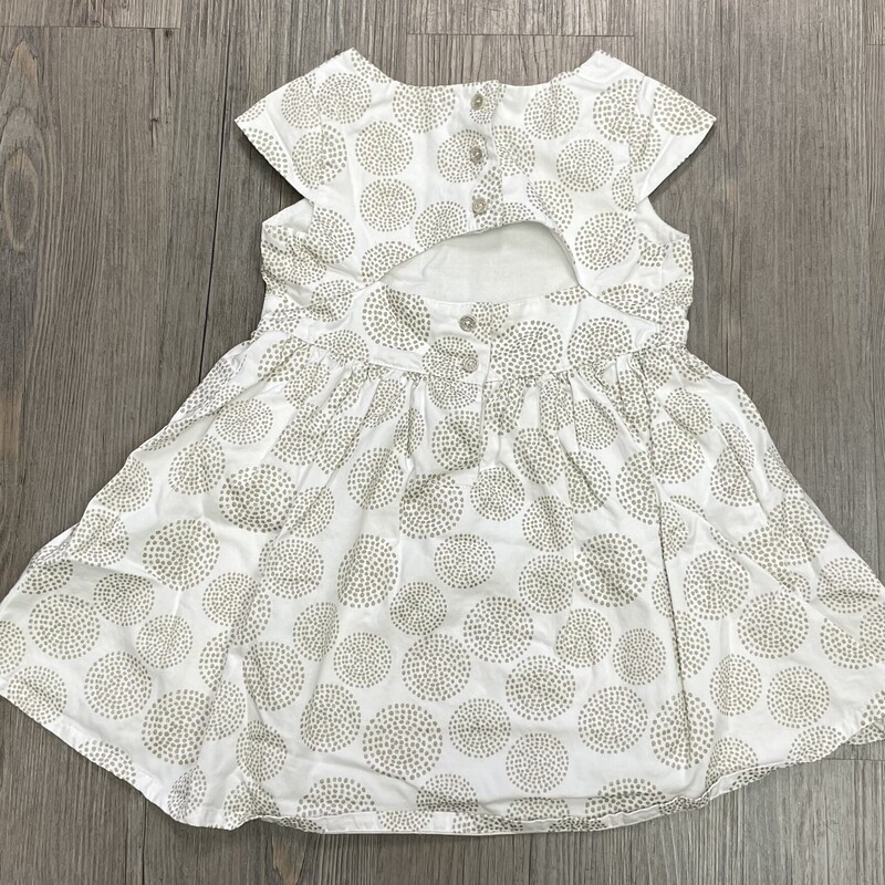 Vertbaudet Dress, White, Size: 3Y<br />
Olive Color Print